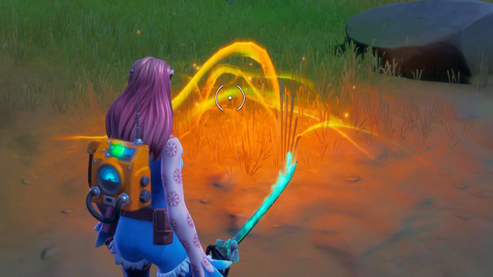 Use Sensor Backpack To Find Energy Fluctuation Where to find an energy fluctuation location near Loot Lake using the